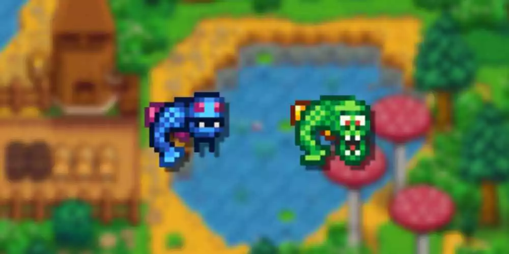 stardew valley glacierfish and mutant carp