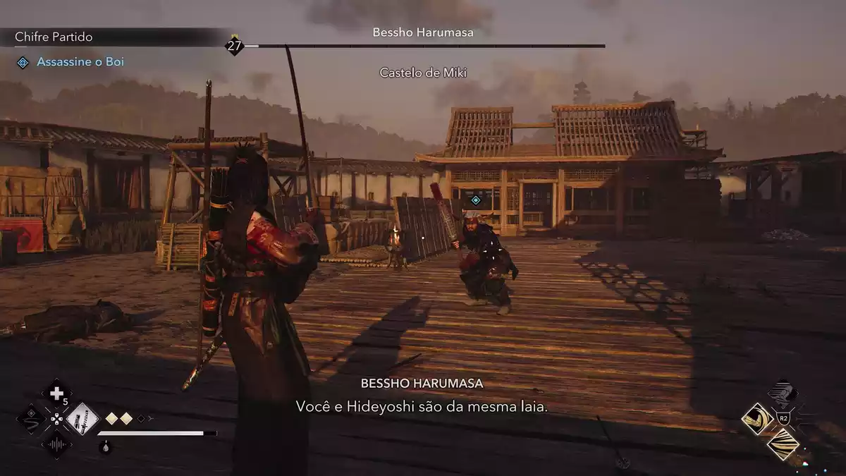 Assassins Creed Shadows Yasuke Combate Chefe