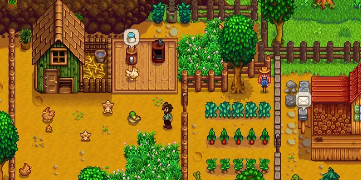 Stardew Valley Duck Mayonnaise Next To Coop