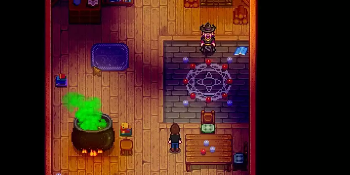 Stardew Valley Inside Wizards Tower