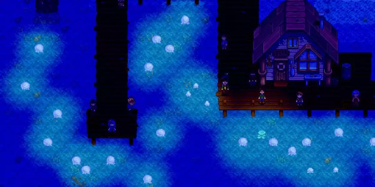 Stardew Valley Moonlight Jellies event