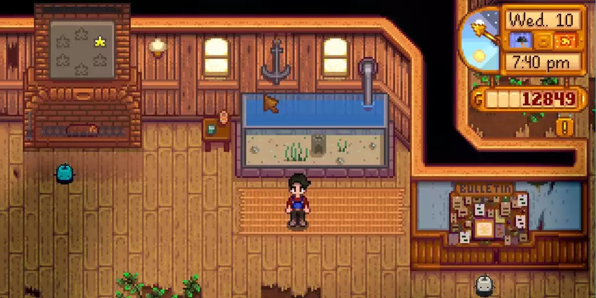 Stardew Valley fish tank community center