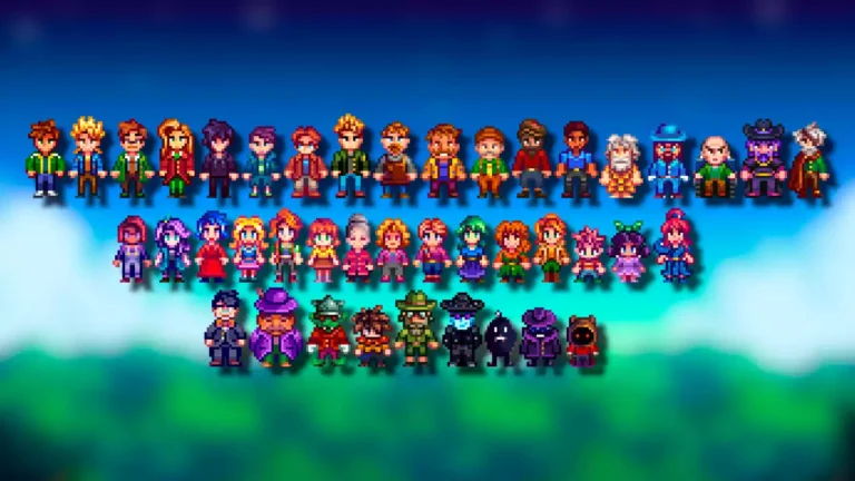 Stardew Valley lista presentes todos personagens