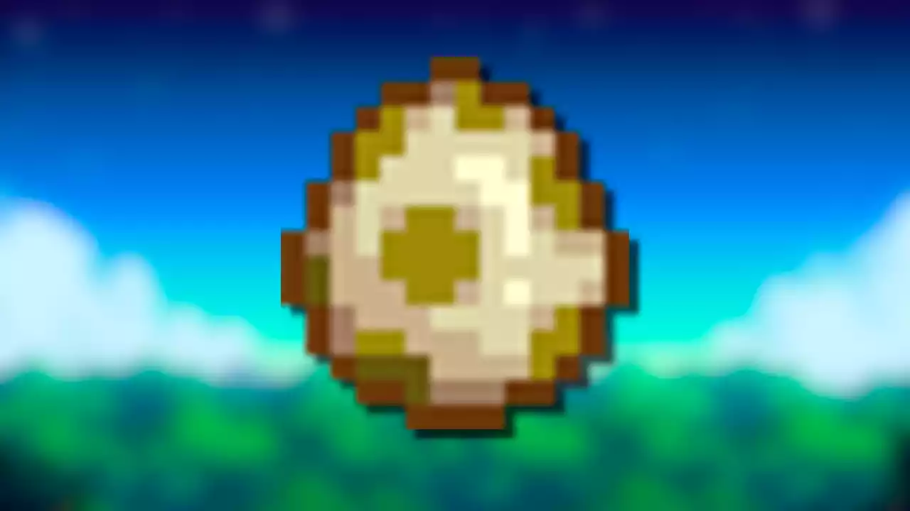 Stardew Valley locais Ovos Dinossauro