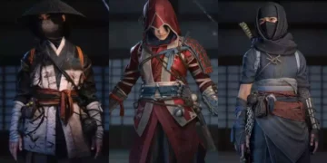 assassins creed shadows armaduras lendarias naoe