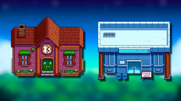 stardew valley Centro Comunitário Vs Mercado Joja