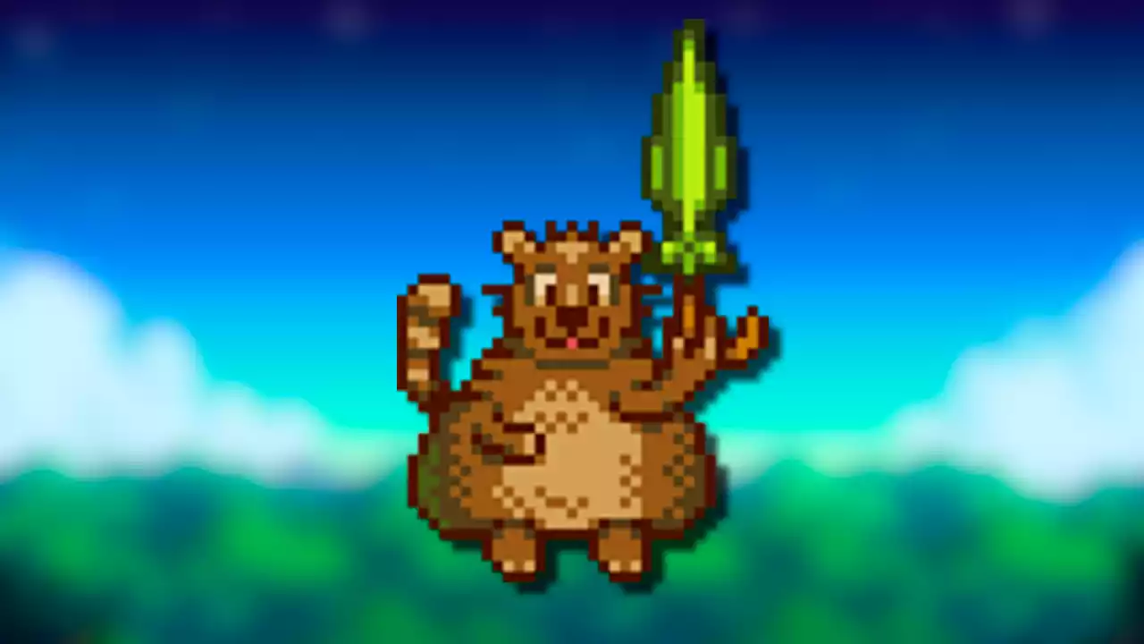 stardew valley Urso do Lixo