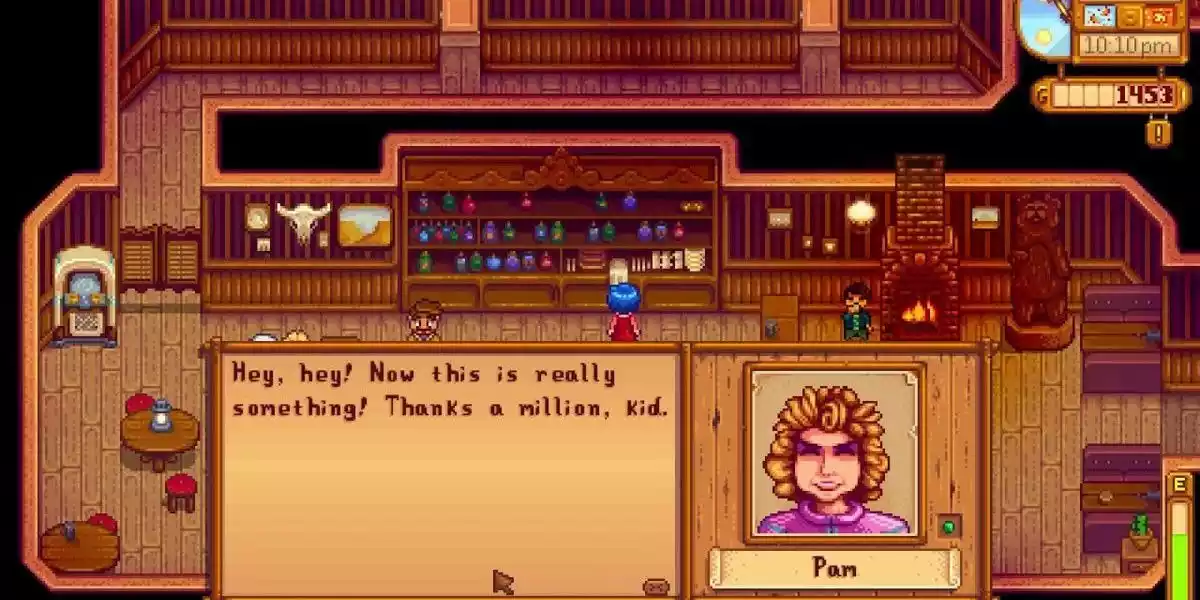 stardew valley pam gift love