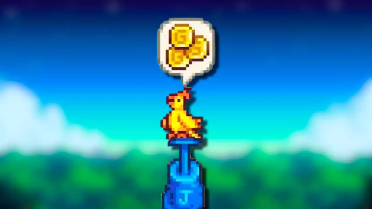Stardew Valley Papagaio Joja Dourado