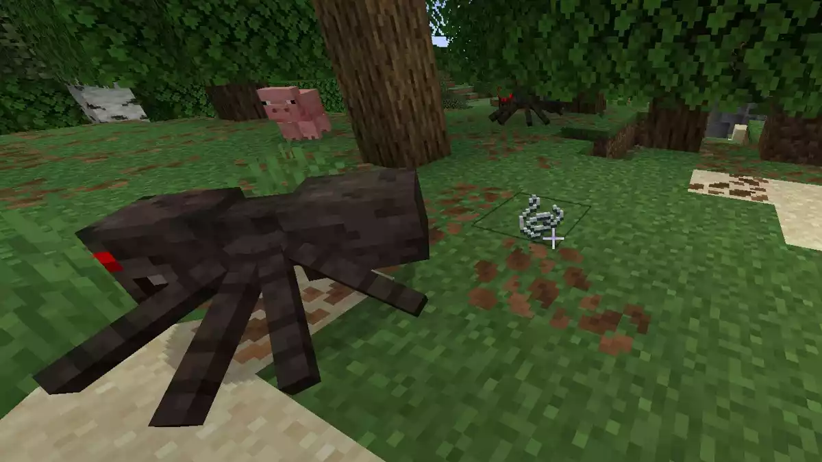 Aranha Como encontrar Linha no Minecraft