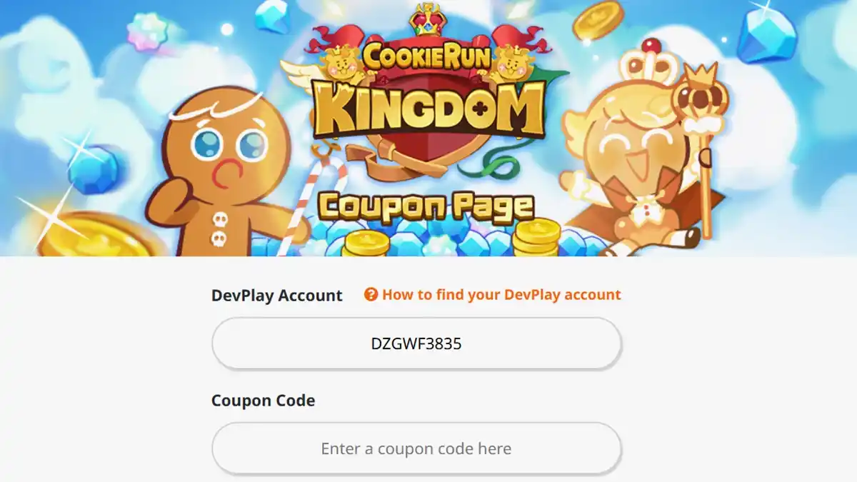 Como Resgtatar Códigos de Cookie Run Kingdom Tela devplay Como Resgtatar Códigos de Cookie Run Kingdom Tela devplay