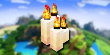 Como criar acender velas minecraft