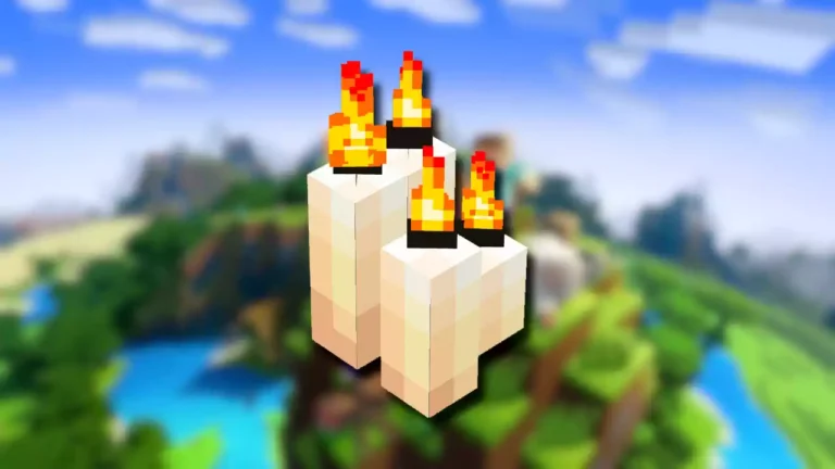 Como criar acender velas minecraft