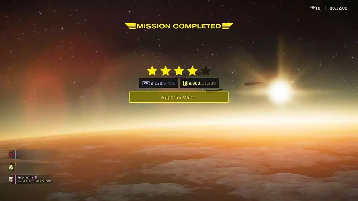 Como funciona o XP de armas em Helldivers 2
