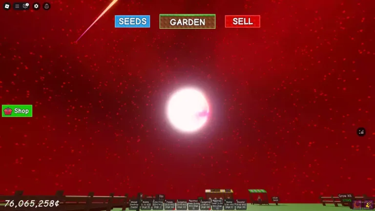 Guia do evento Lua de Sangue do Roblox no Grow a Garden