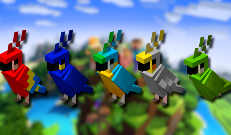 Minecraft: Como encontrar e domesticar Papagaios