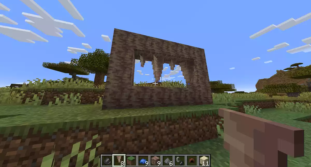 O que as estalactites podem fazer no Minecraft