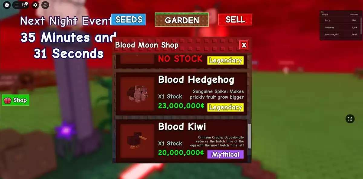 Quais são os Pets da Lua de Sangue