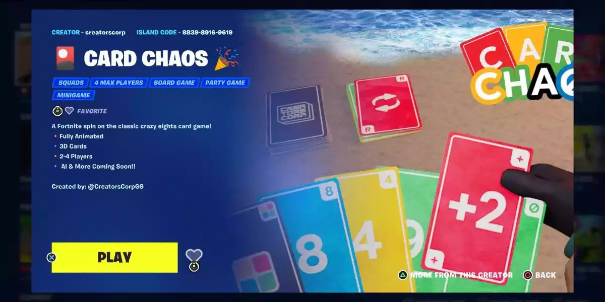 cardchaos Fortnite
