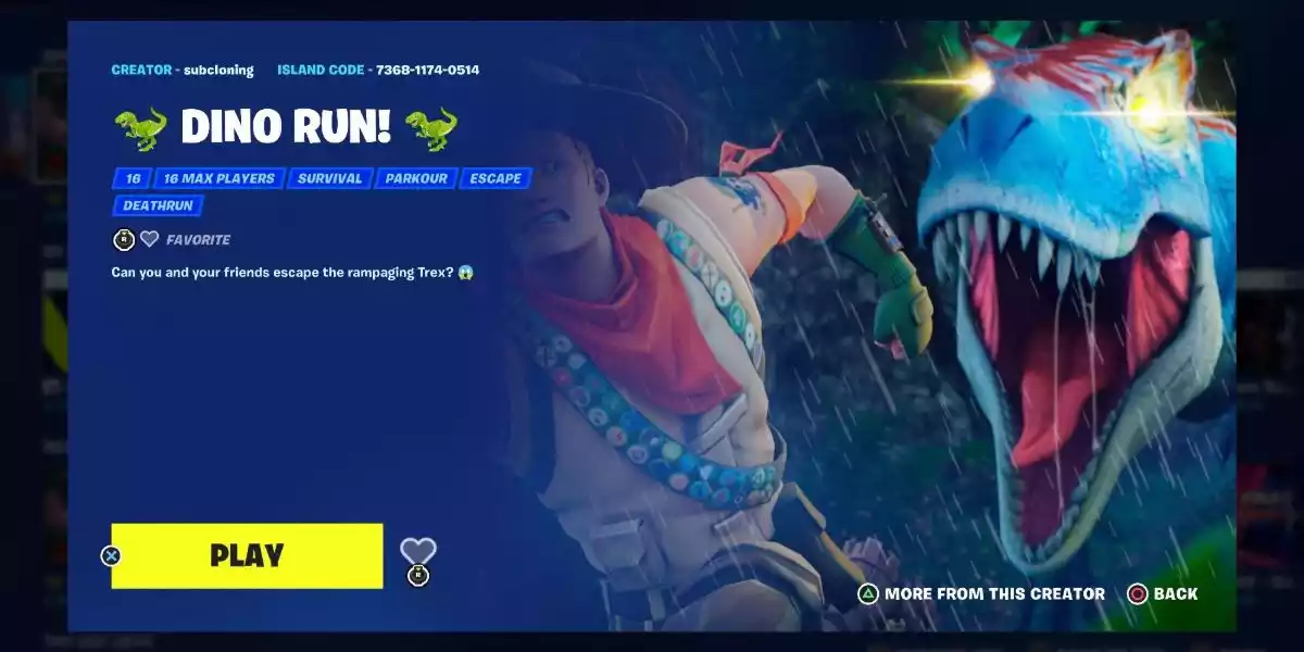 dinorun Fortnite