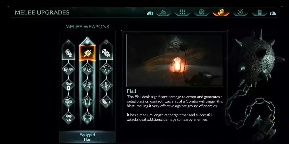 doom the dark ages all weapons flail2