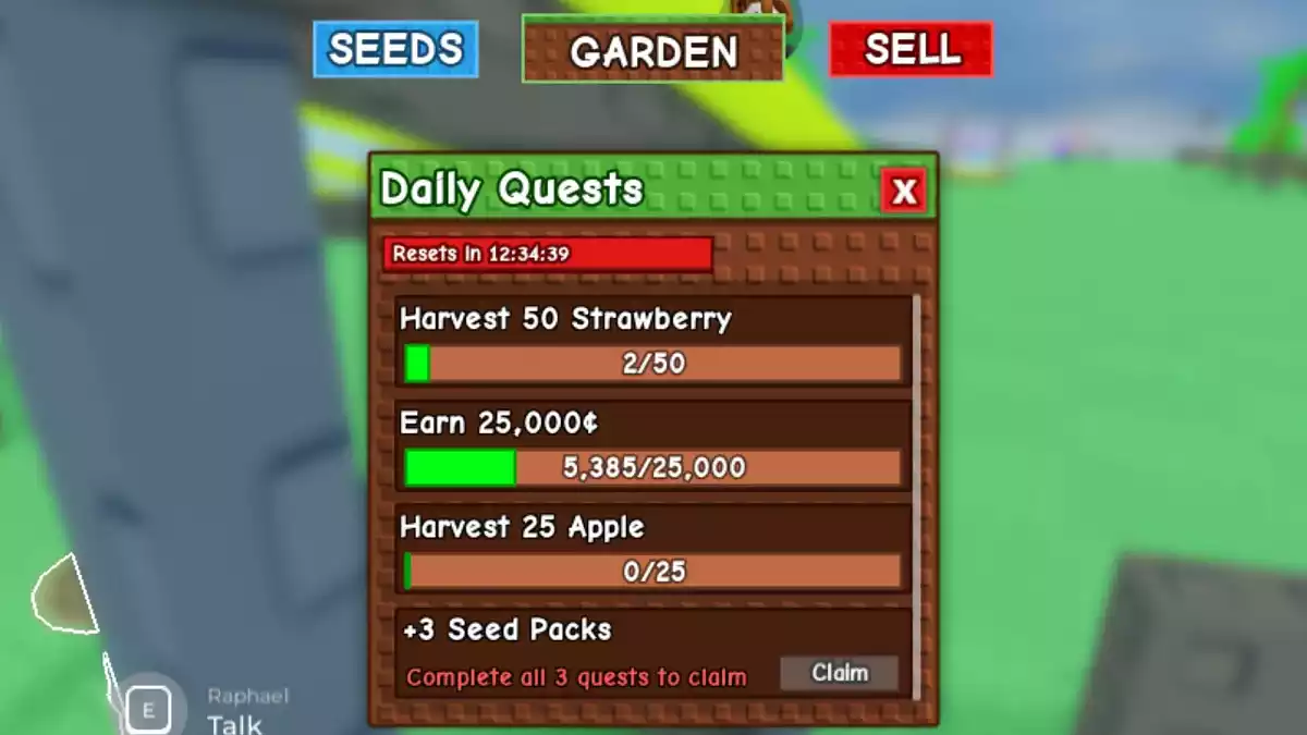 grow a garden Desafios crescer um jardim