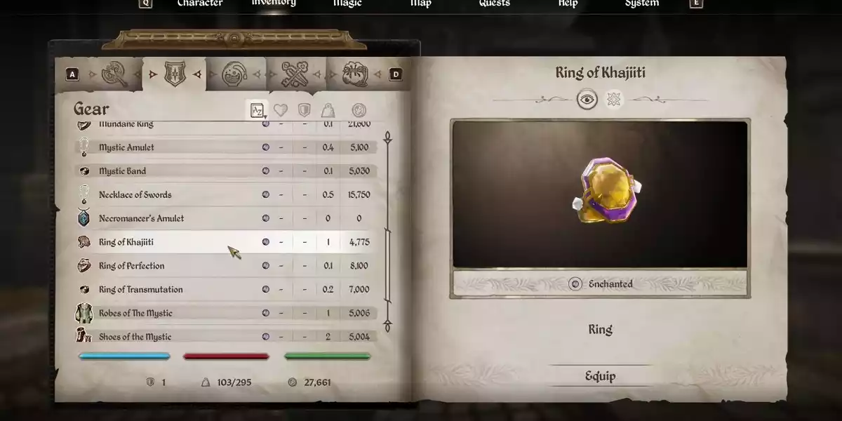 ring of khajiti oblivion remastered