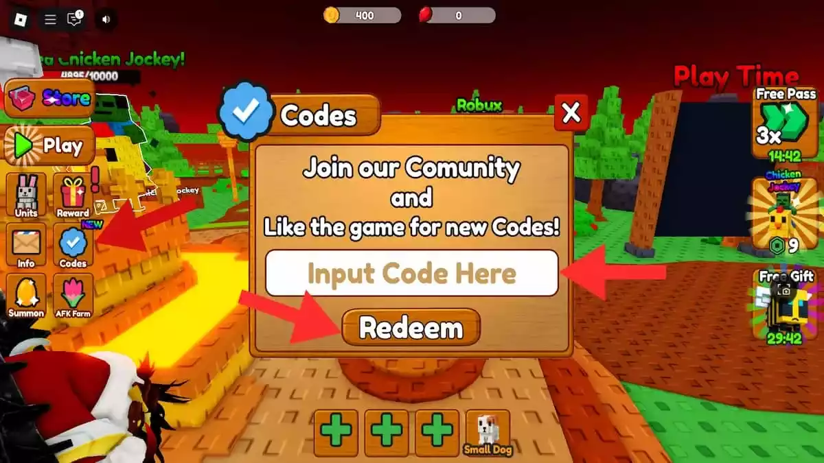 Como resgatar códigos de Grow Garden Tower Defense Roblox