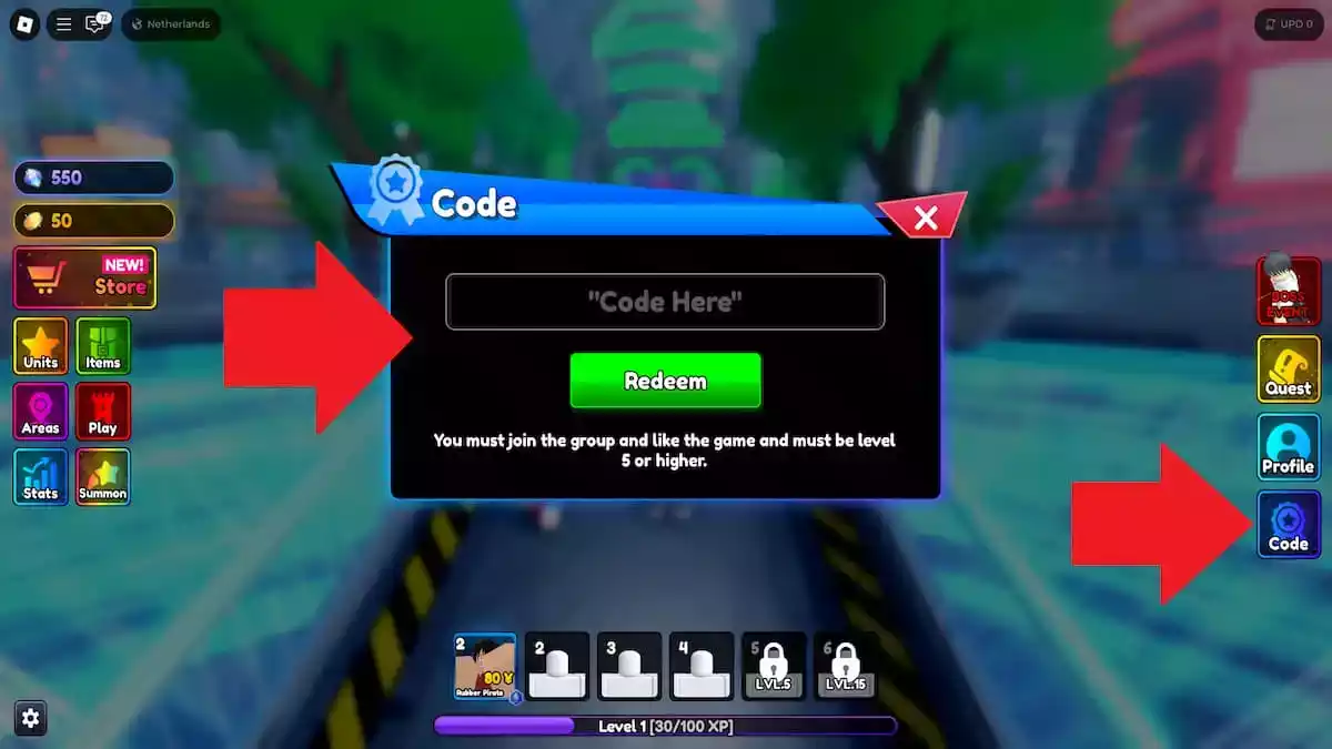 Como resgatar códigos do Anime Rangers X Roblox