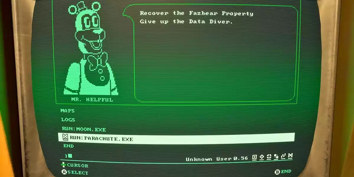 Final Verdadeiro (Execute o Programa Parachute.exe)