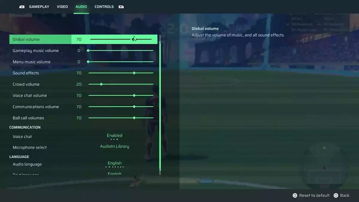 Melhores Configurações de Áudio REMATCH