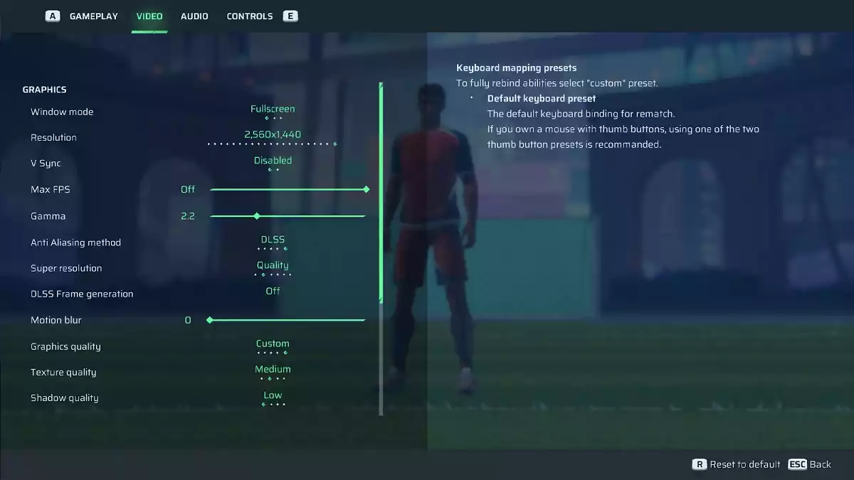 Melhores Configurações de PC REMATCH