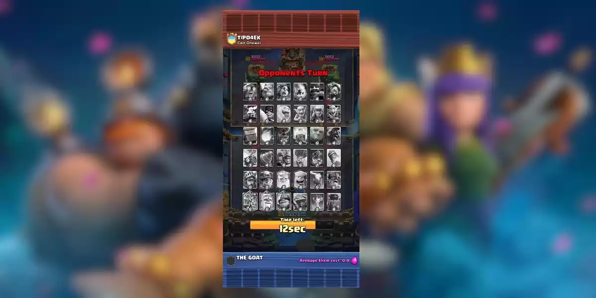 Montando deck para o torneio de 15.000 gemas do Clash Royale