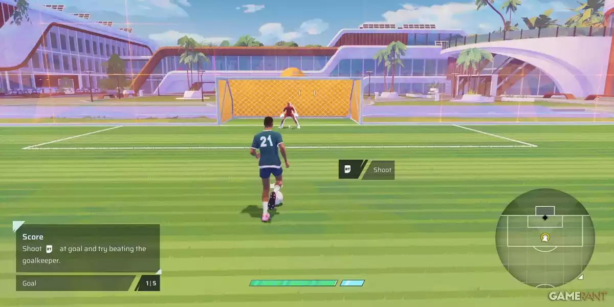 Rematch chute vs goleiro