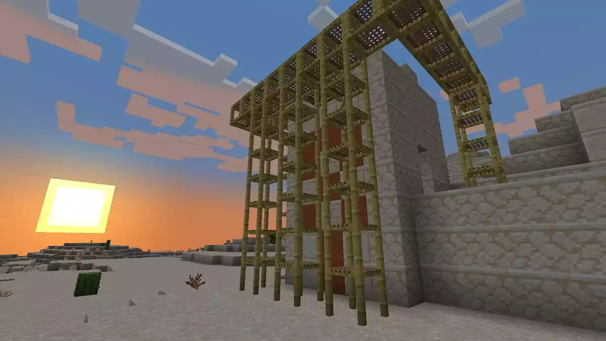 Como fazer andaimes no Minecraft