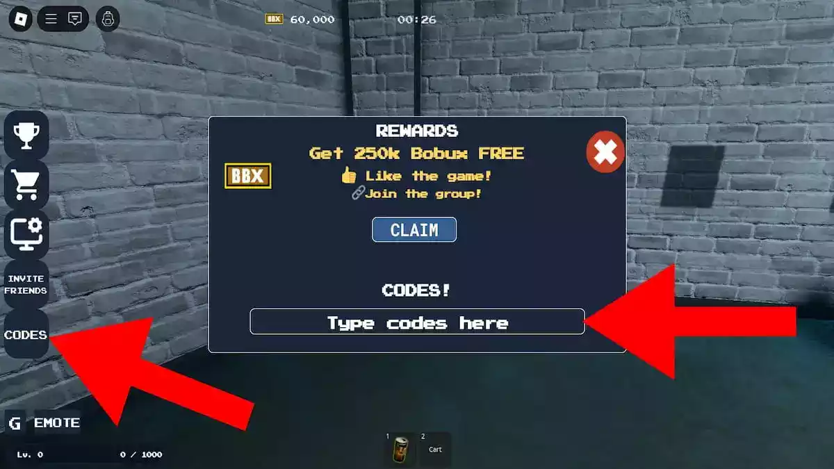 Como resgatar códigos do Squid Ding Roblox