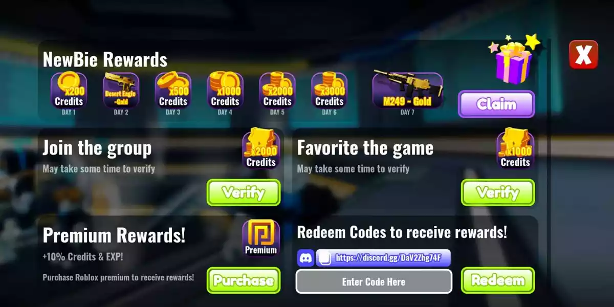 Como resgatar códigos para Infection Gunfight Roblox