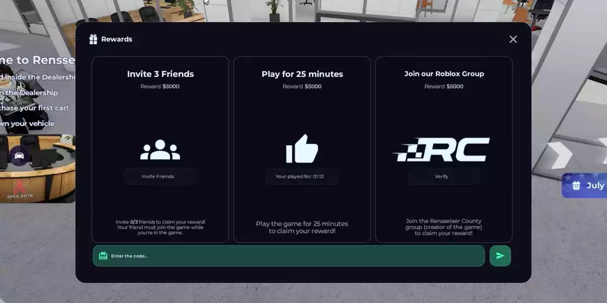 Como resgatar códigos para o Condado de Rensselaer Roblox