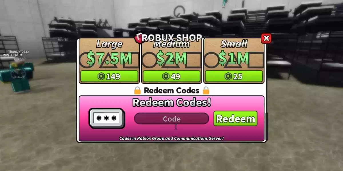 Como resgatar códigos para o Jogo de Polvo Roblox