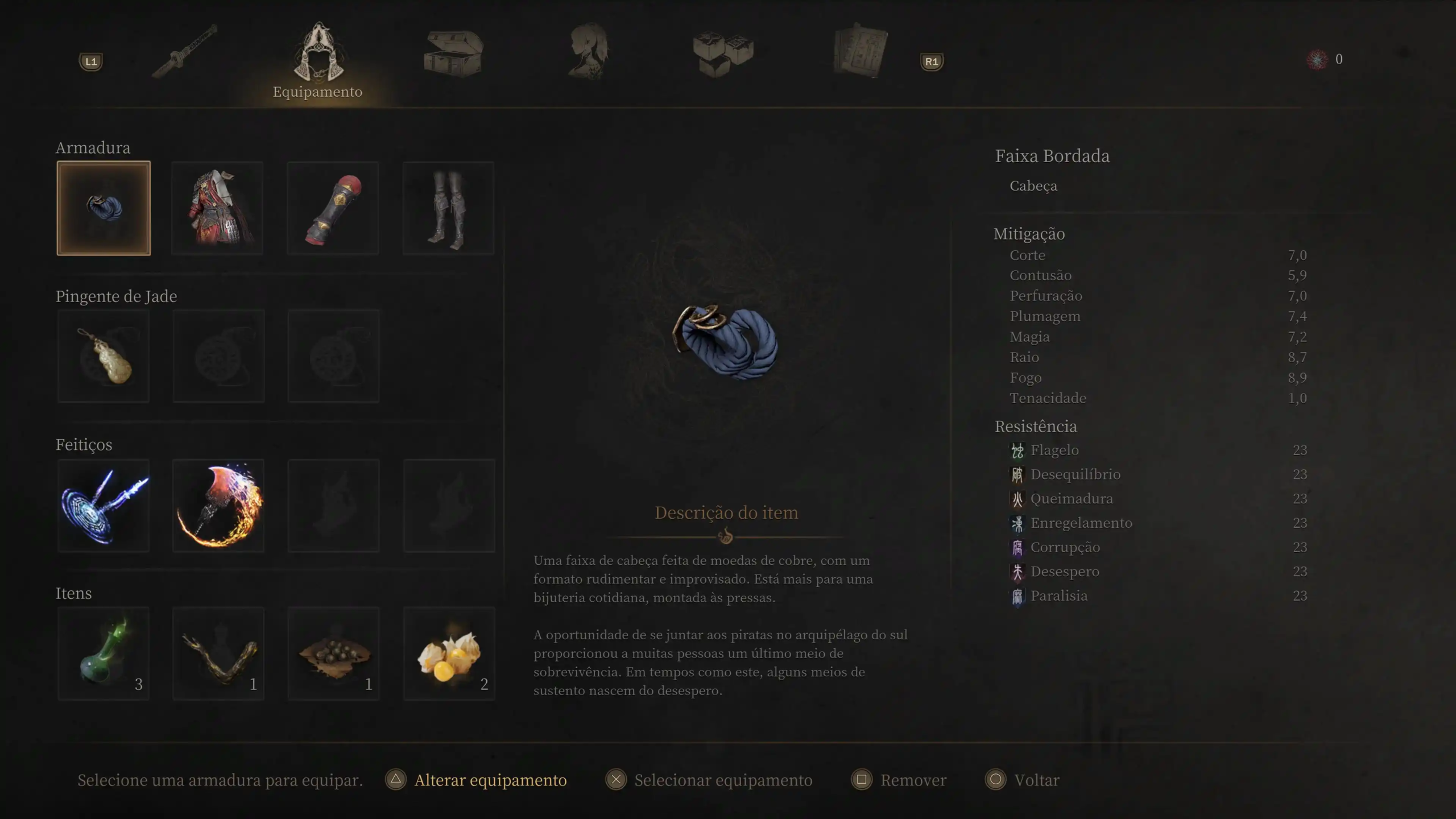 Review Wuchang Fallen Feathers Equipamentos