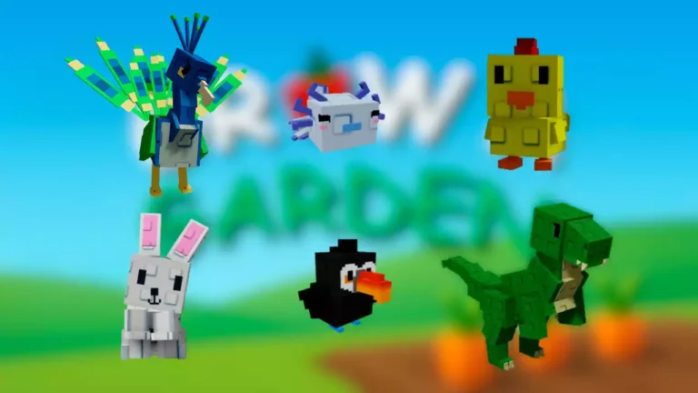 grow a garden todos pets