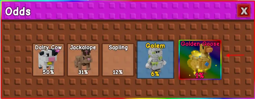 Como conseguir o Ganso Dourado Golden Goose em Grow a Garden