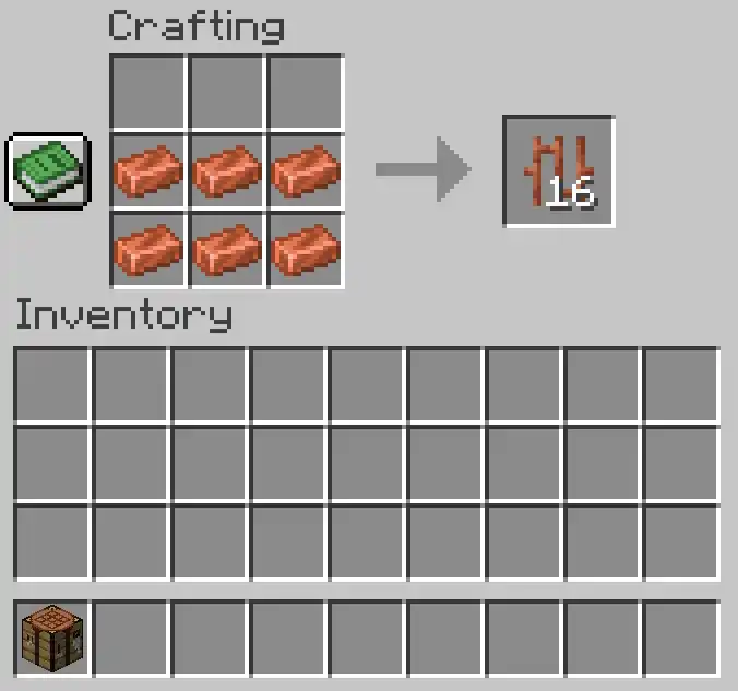 Como fazer uma barra de cobre no Minecraft