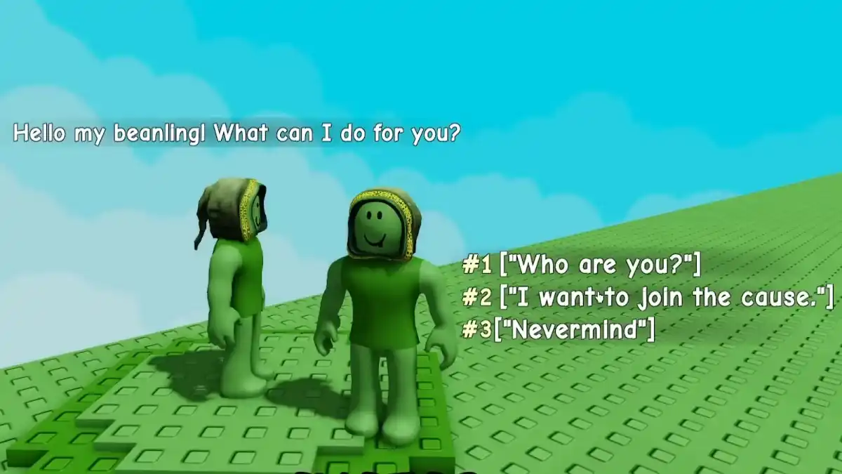 Como obter a roupa do Feijão Verde no Roblox