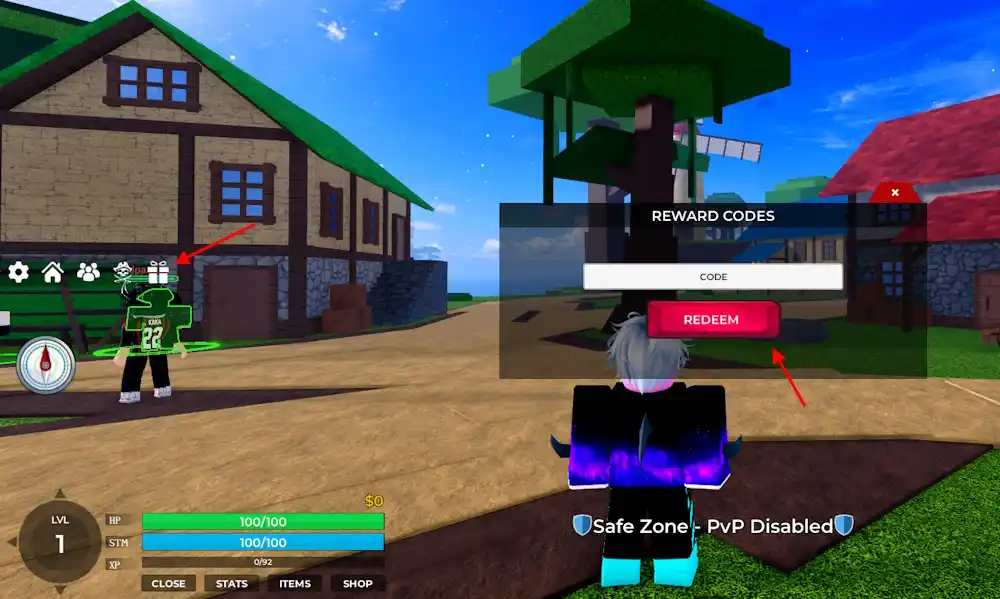 Como resgatar códigos Vox Seas roblox