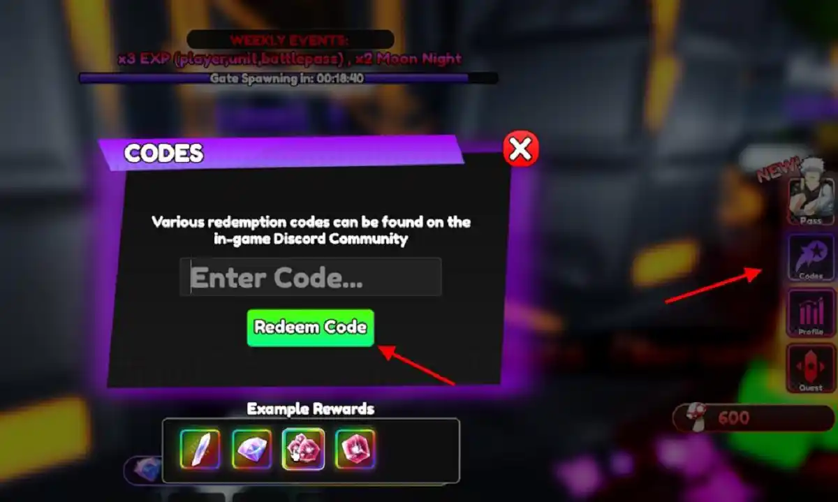 Como resgatar códigos de AG Roblox