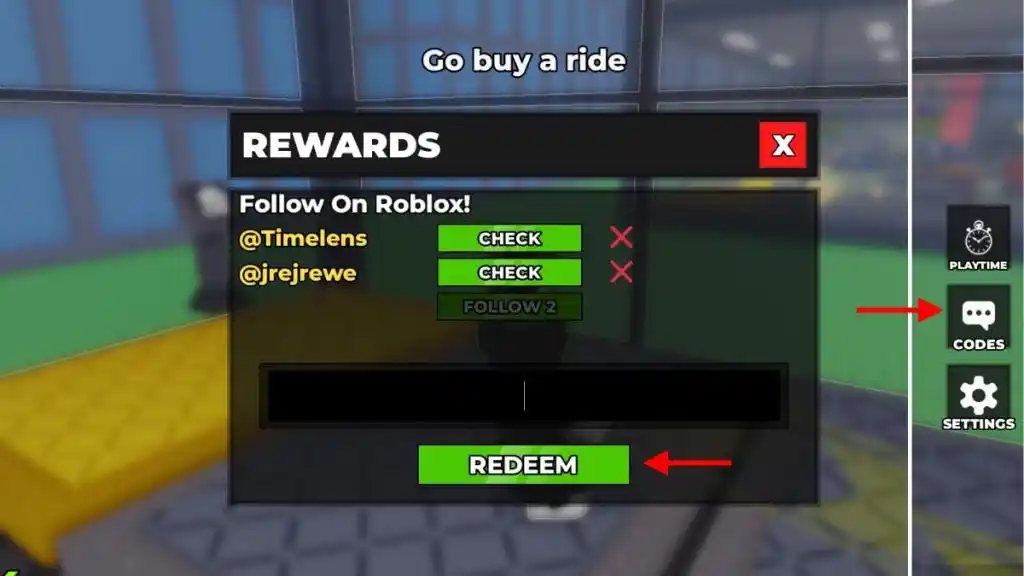 Como resgatar códigos de Steal a Ride Roblox