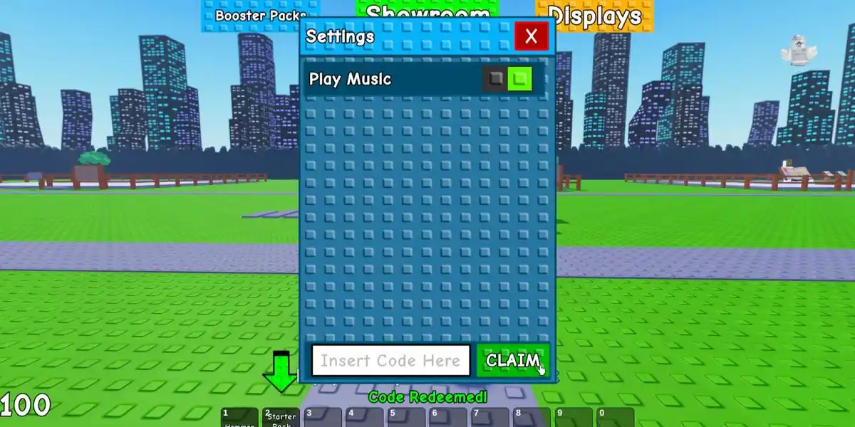 Como resgatar códigos em Grow a Collection Roblox