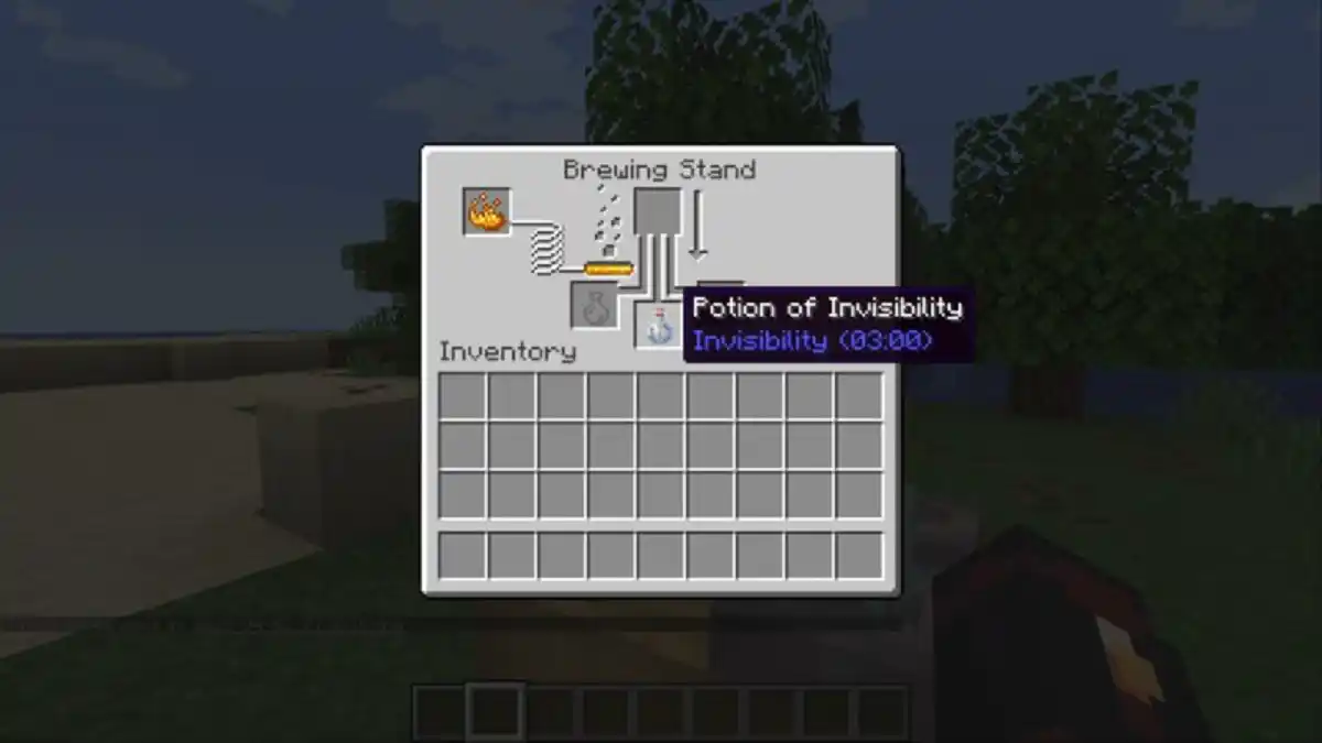 Fazendo a Poção da Invisibilidade no Minecraft