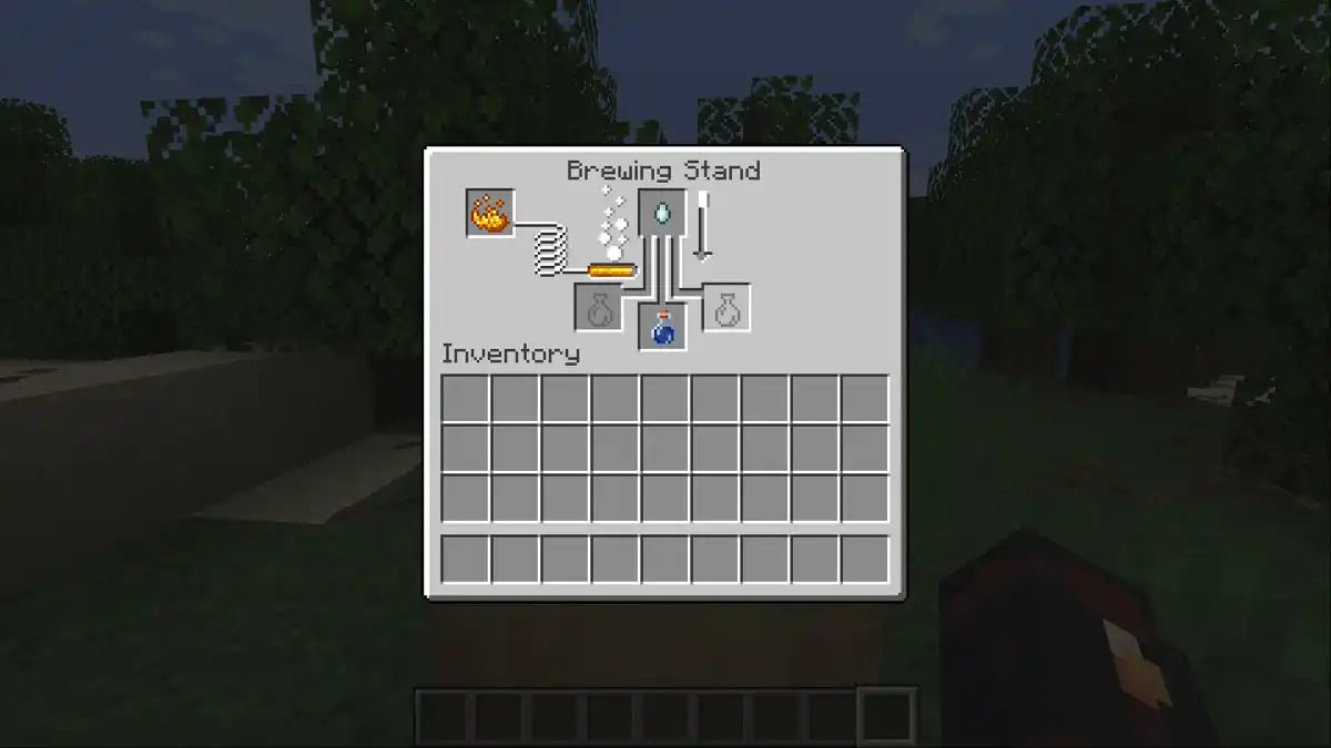 Fazendo a Poção de Regeneração no Minecraft